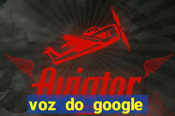 voz do google tradutor homem